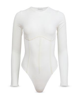 Long Sleeve Corset Bodysuit by FLEUR DU MAL