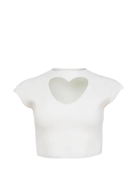 Matchmaker heart cutout top by FLEUR DU MAL