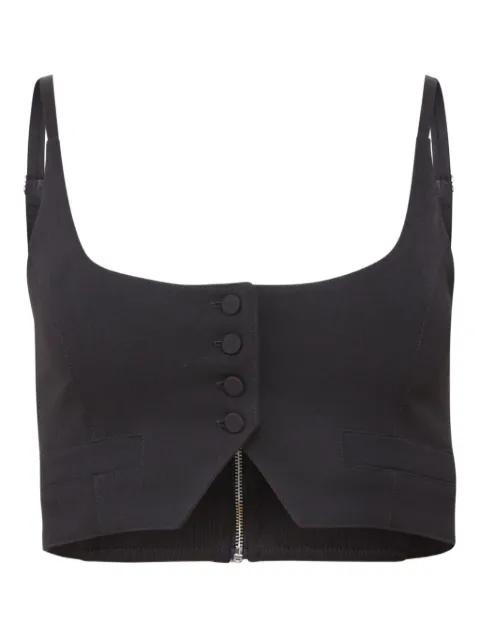 Maxwell button-fastening vest by FLEUR DU MAL