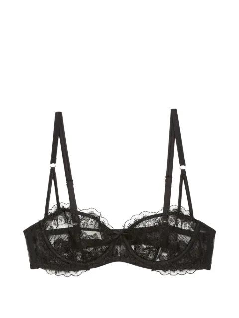 Mila lace-trim balconette bra by FLEUR DU MAL