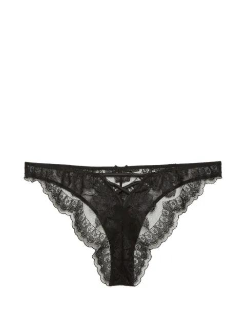 Mila lace-trim briefs by FLEUR DU MAL