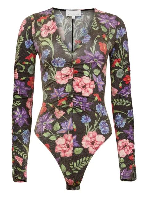 Wildfleur Plunge bodysuit by FLEUR DU MAL