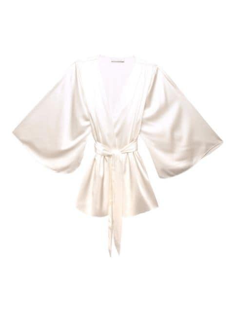 angel sleeve robe by FLEUR DU MAL