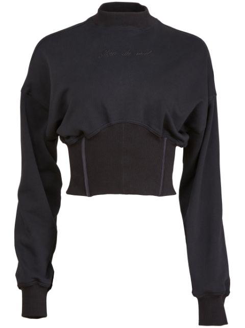 corset sweater by FLEUR DU MAL