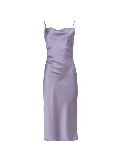 cowl-neck midi dress by FLEUR DU MAL