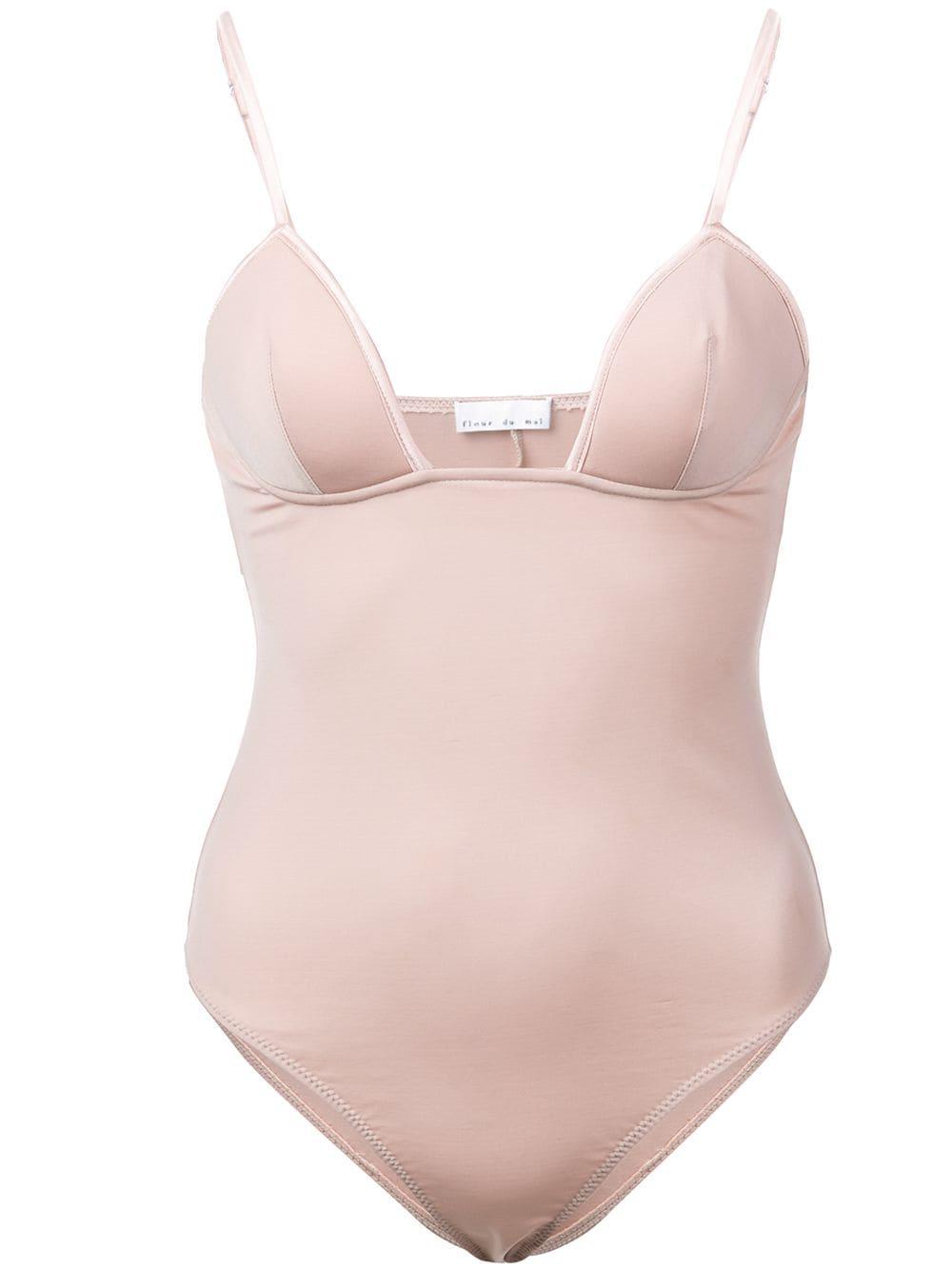 cupped non-wire bodysuit by FLEUR DU MAL