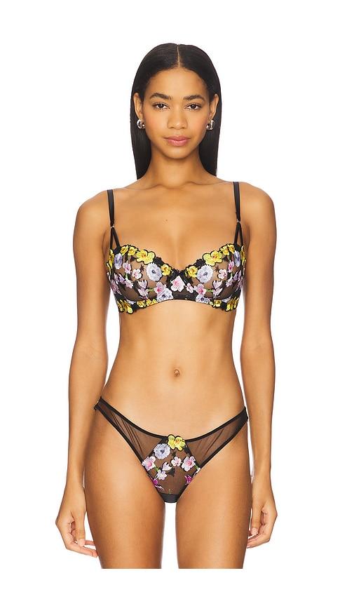 fleur du mal Eden Balconette in Black by FLEUR DU MAL