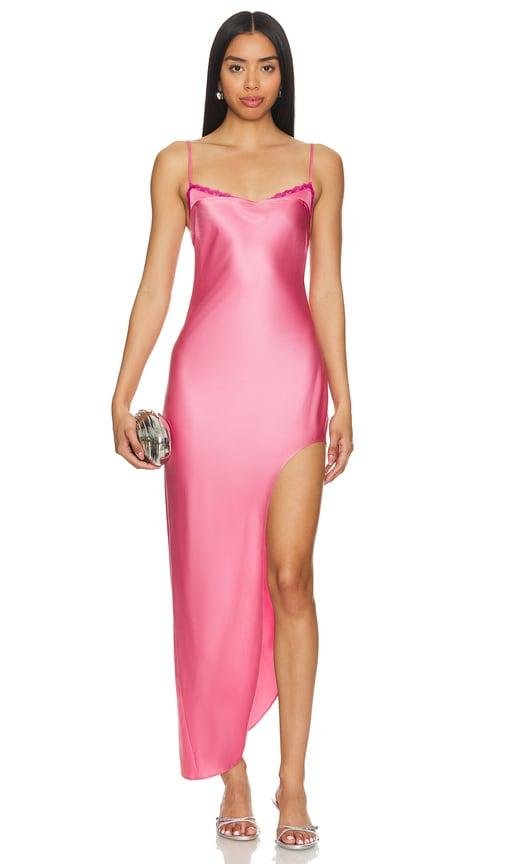 fleur du mal x REVOLVE Slip Dress in Pink by FLEUR DU MAL