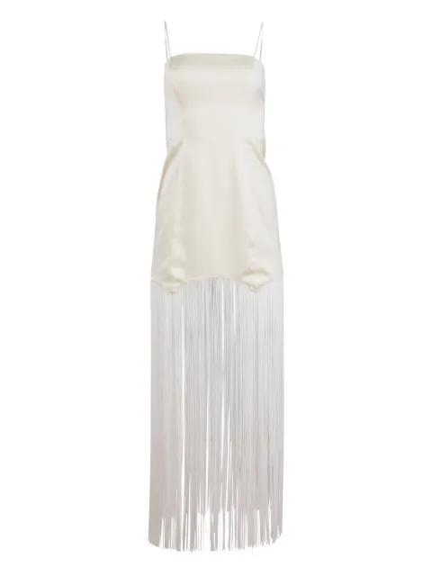 fringe maxi dress by FLEUR DU MAL
