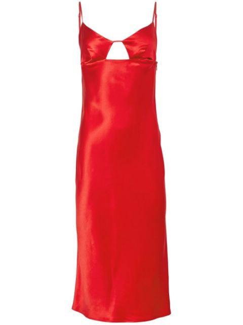 keyhole slip dress by FLEUR DU MAL