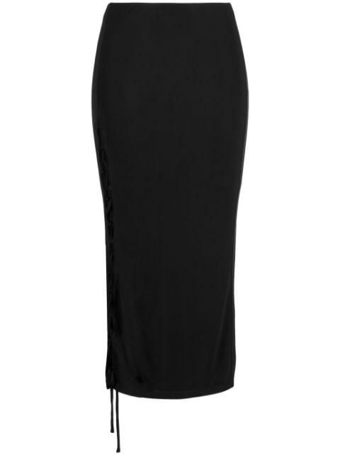 lace-up skirt by FLEUR DU MAL