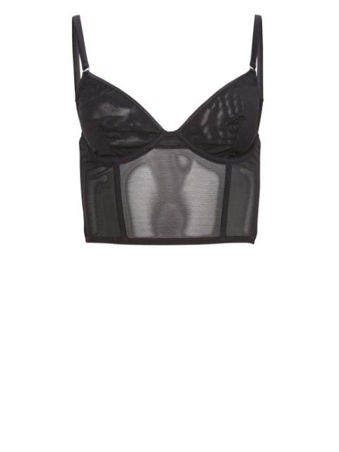 longline mesh bustier by FLEUR DU MAL