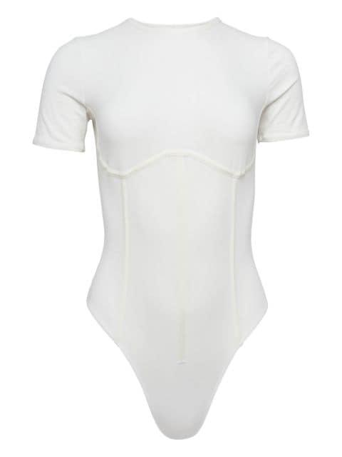 organic-cotton T-shirt bodysuit by FLEUR DU MAL