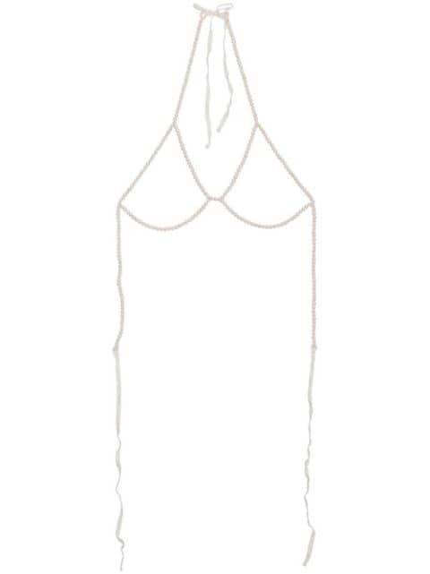 pearl framed bra by FLEUR DU MAL