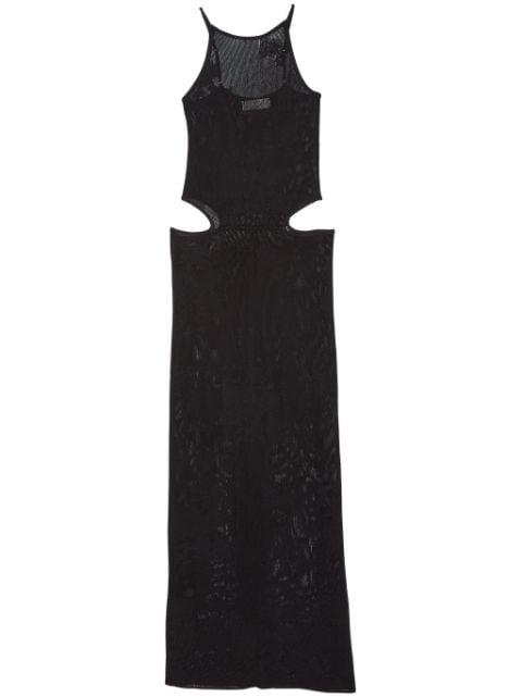 pointelle-knit lace maxi dress by FLEUR DU MAL