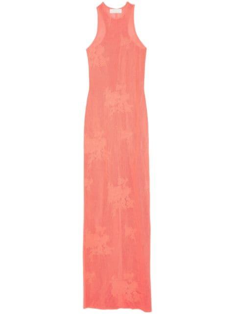 pointelle-knit lace maxi dress by FLEUR DU MAL