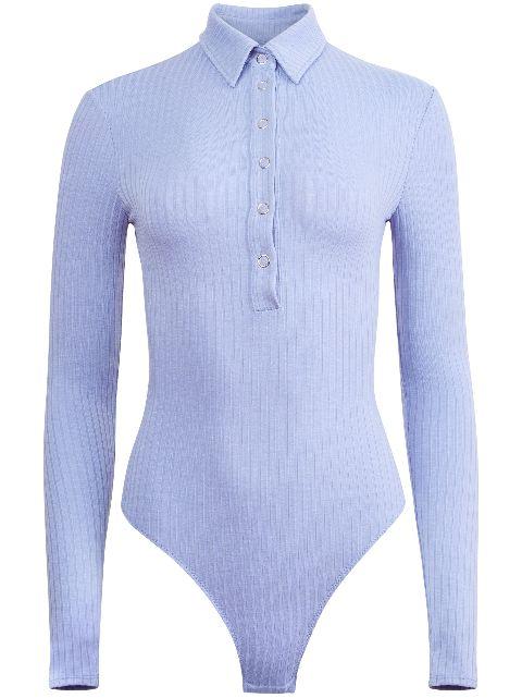 ribbed-knit bodysuit by FLEUR DU MAL