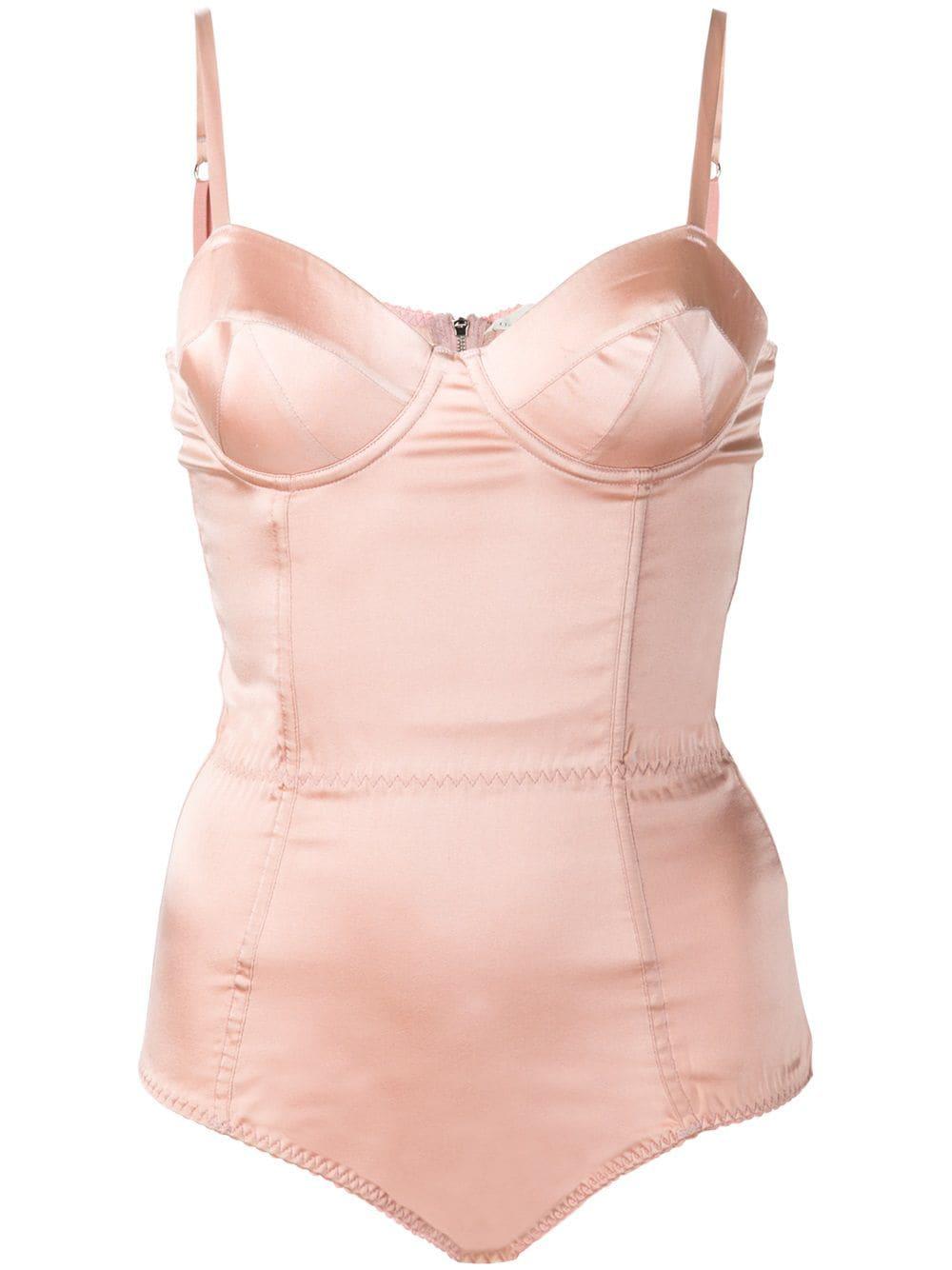 satin bullet bodysuit by FLEUR DU MAL