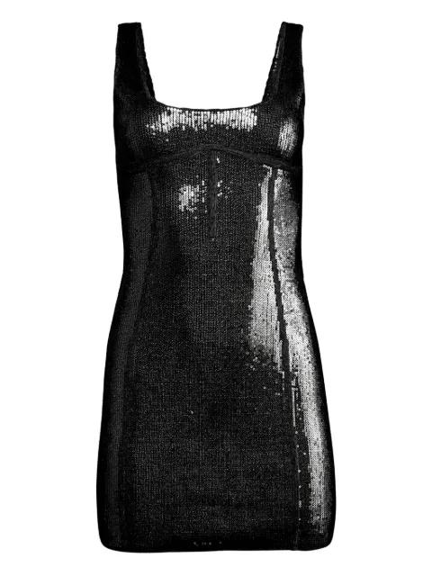 sequin knit mini dress by FLEUR DU MAL