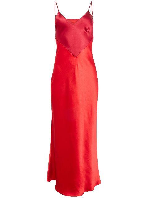 silk slip dress by FLEUR DU MAL