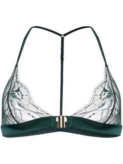 Ela lace-trim boudoir bra by FLEUR OF ENGLAND