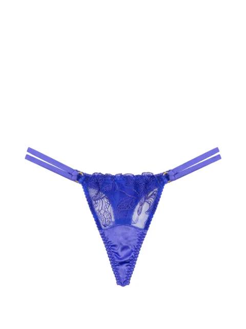 Iris Silk Thong by FLEUR OF ENGLAND