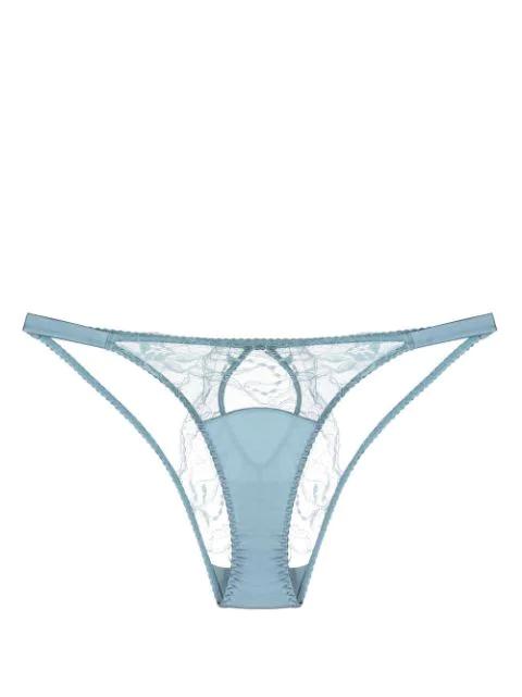 Ocean Ouvert lace briefs by FLEUR OF ENGLAND