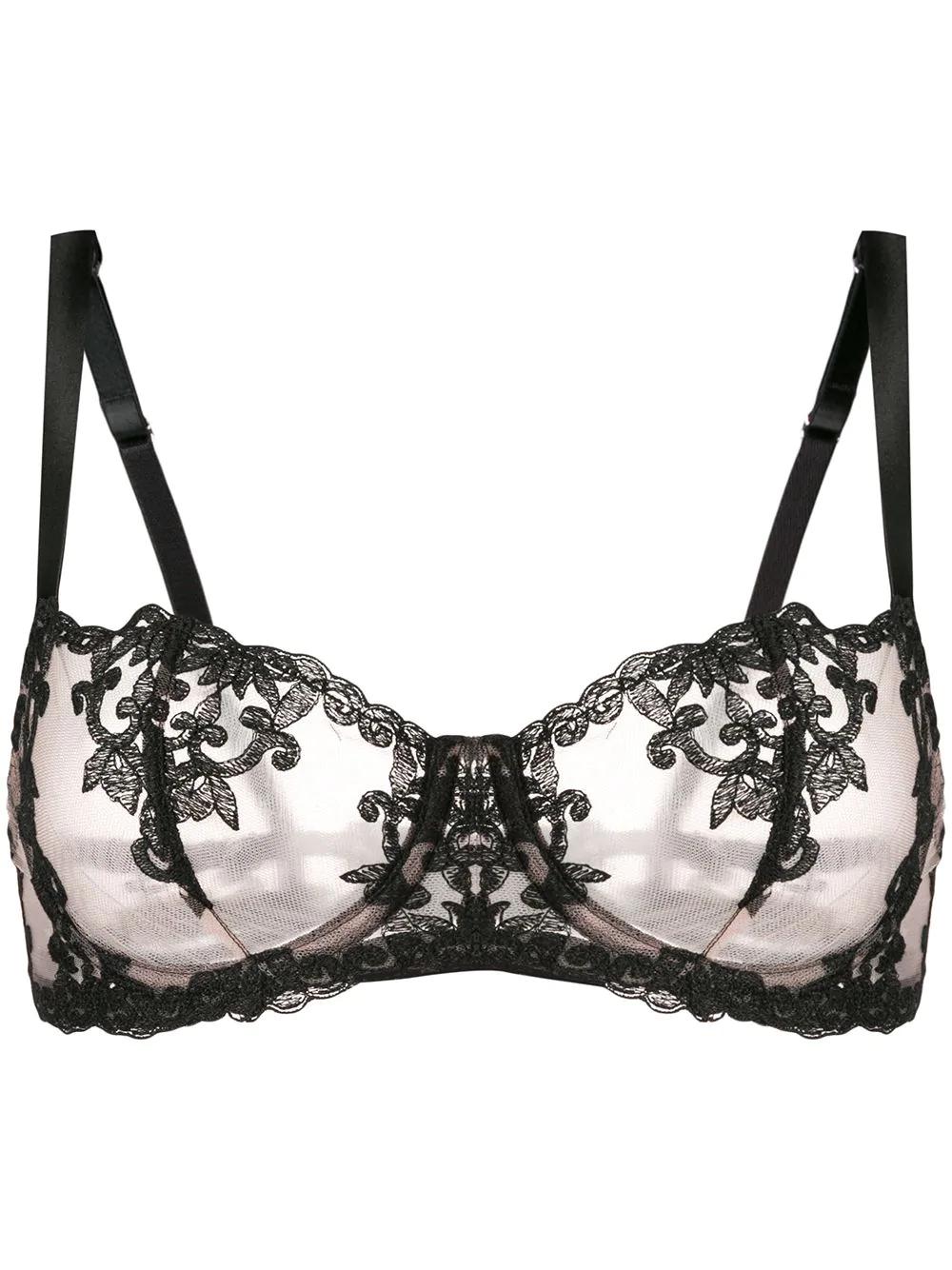 Onyx Balcony bra by FLEUR OF ENGLAND