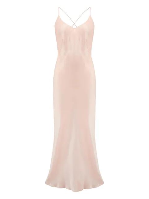 silk slip dress by FLEUR OF ENGLAND
