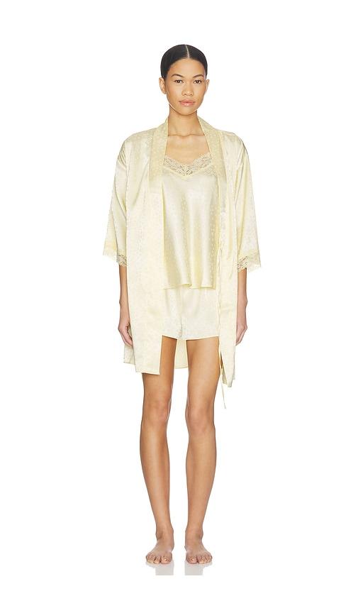 Flora Nikrooz Sabrina Travel Set in Yellow by FLORA NIKROOZ