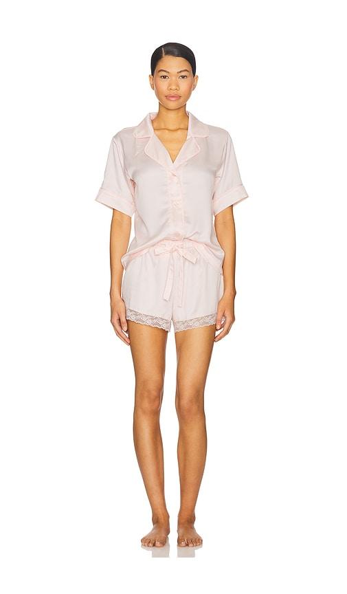 Flora Nikrooz Selena Short Set in Pink by FLORA NIKROOZ