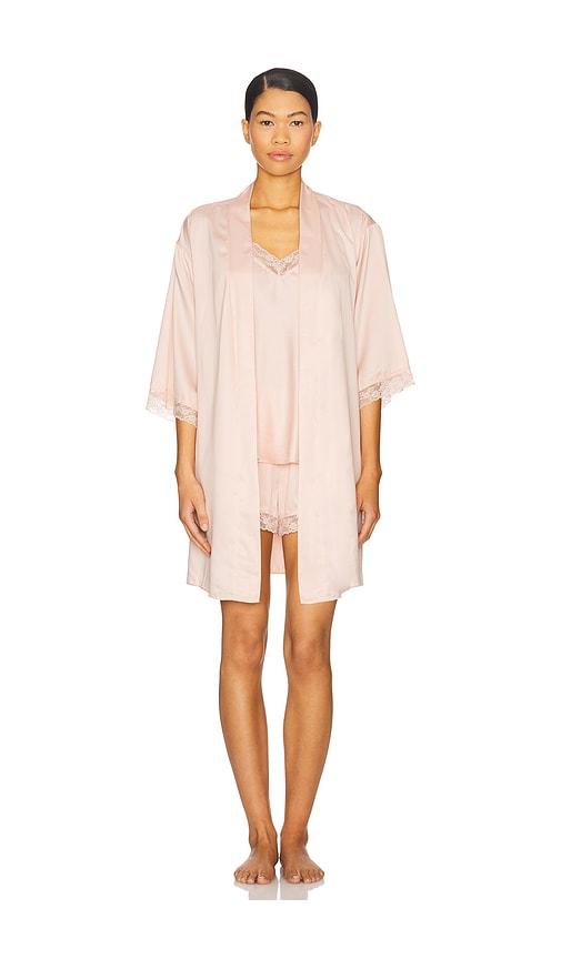 Flora Nikrooz Sonia Travel Set in Rose by FLORA NIKROOZ