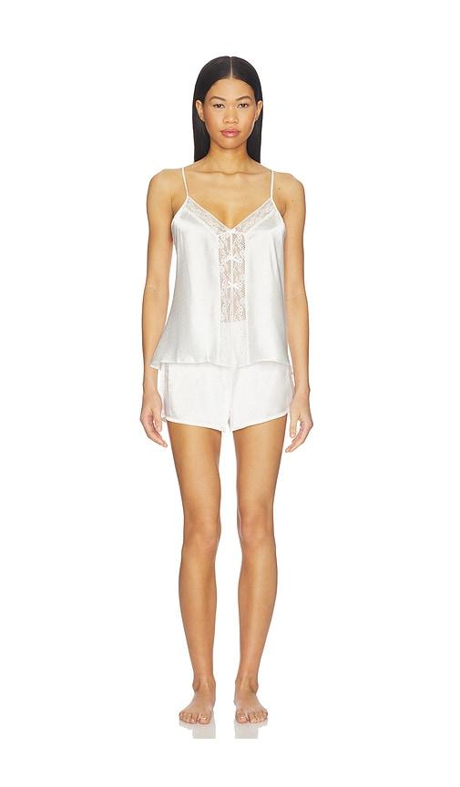 Flora Nikrooz Tiana Pajama Set in Ivory in Ivory by FLORA NIKROOZ