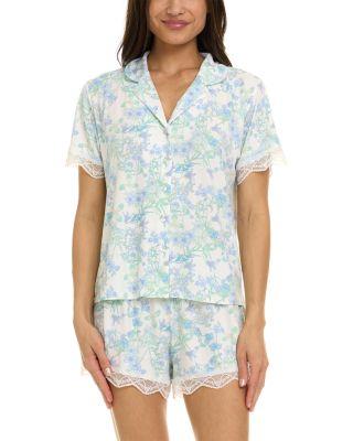Luna Notch Short Pajama Set by FLORA NIKROOZ