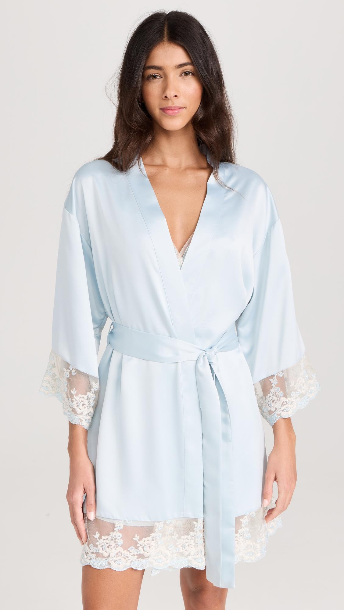 Rosa Charmeuse Kimono by FLORA NIKROOZ