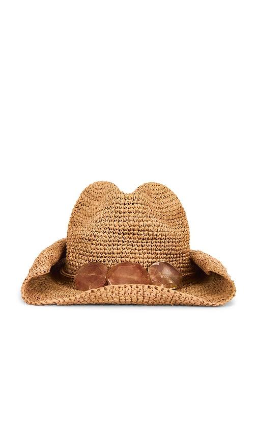 florabella Billie Cowboy Hat in Tan by FLORABELLA