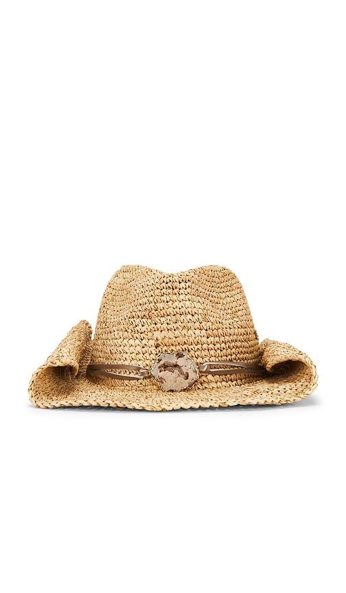 florabella Kelli Cowboy Hat in Neutral by FLORABELLA