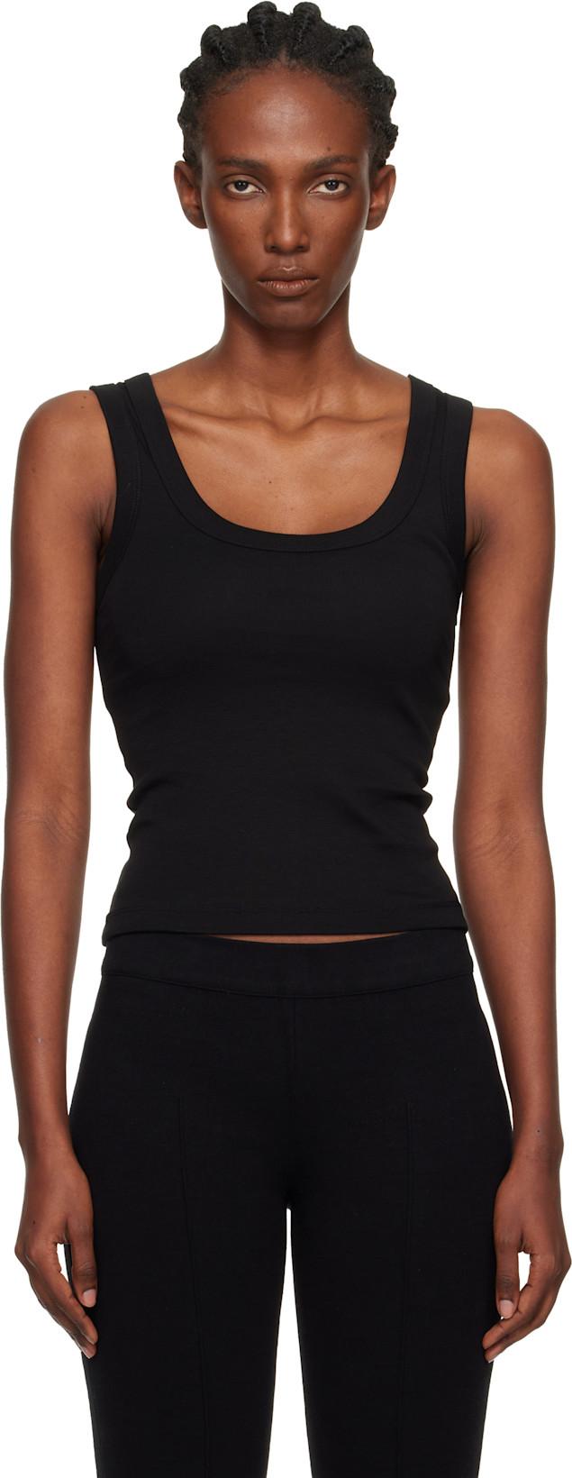 Black Hillie Tank Top by FLORE FLORE