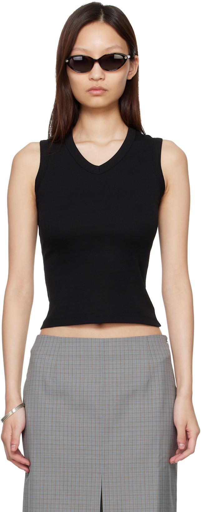 Black Jill Tank Top by FLORE FLORE