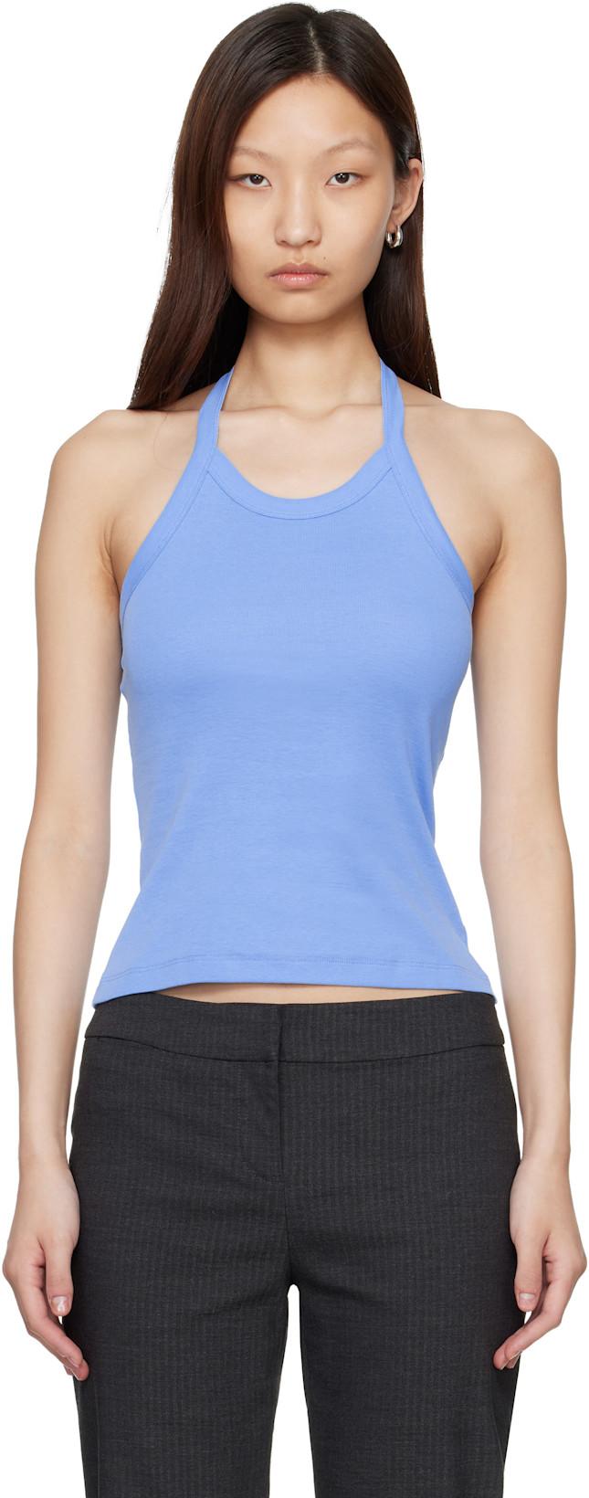 Blue Angie Tank Top by FLORE FLORE