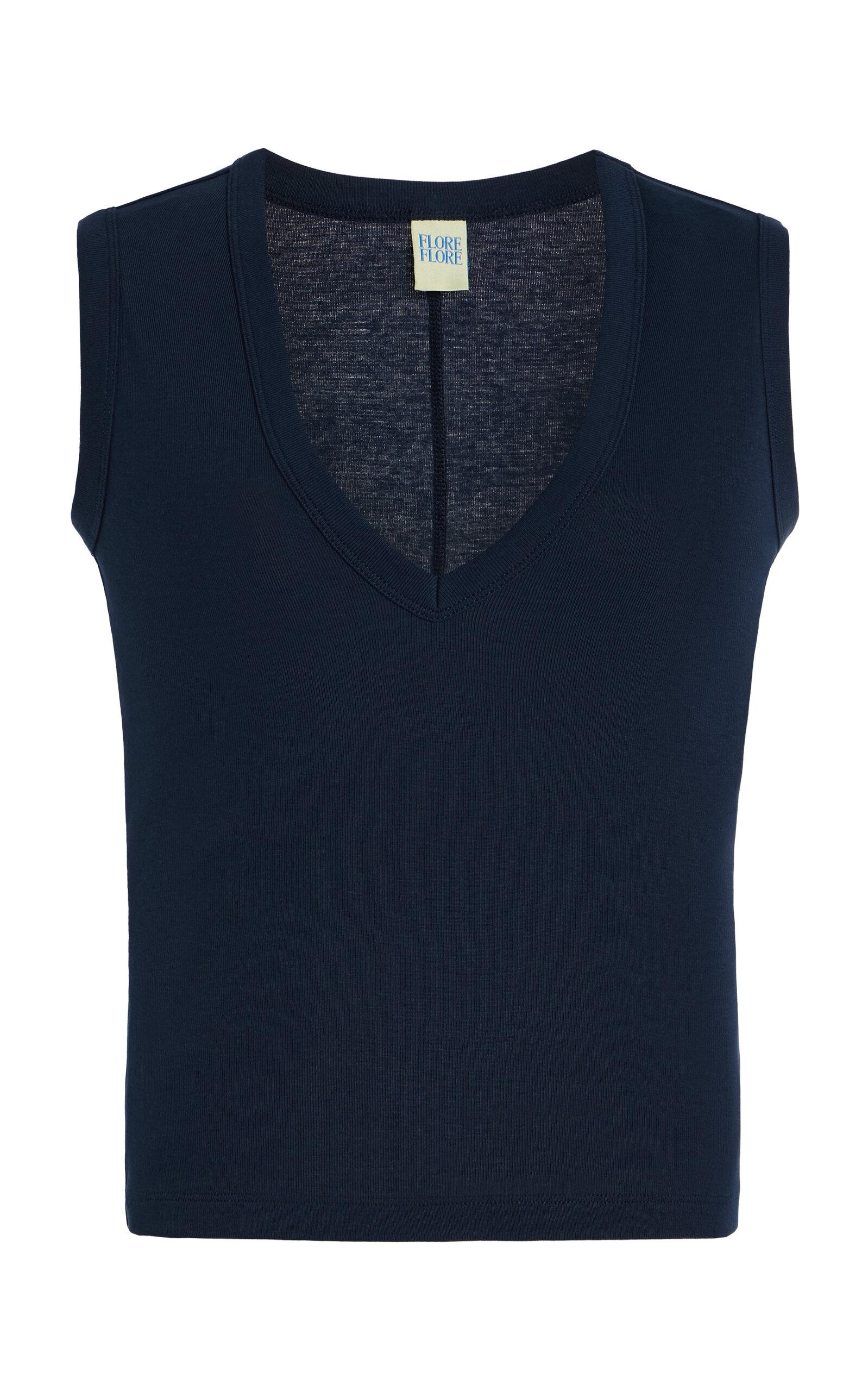 Flore Flore Dewi Cotton Tank Top - Moda Operandi by FLORE FLORE