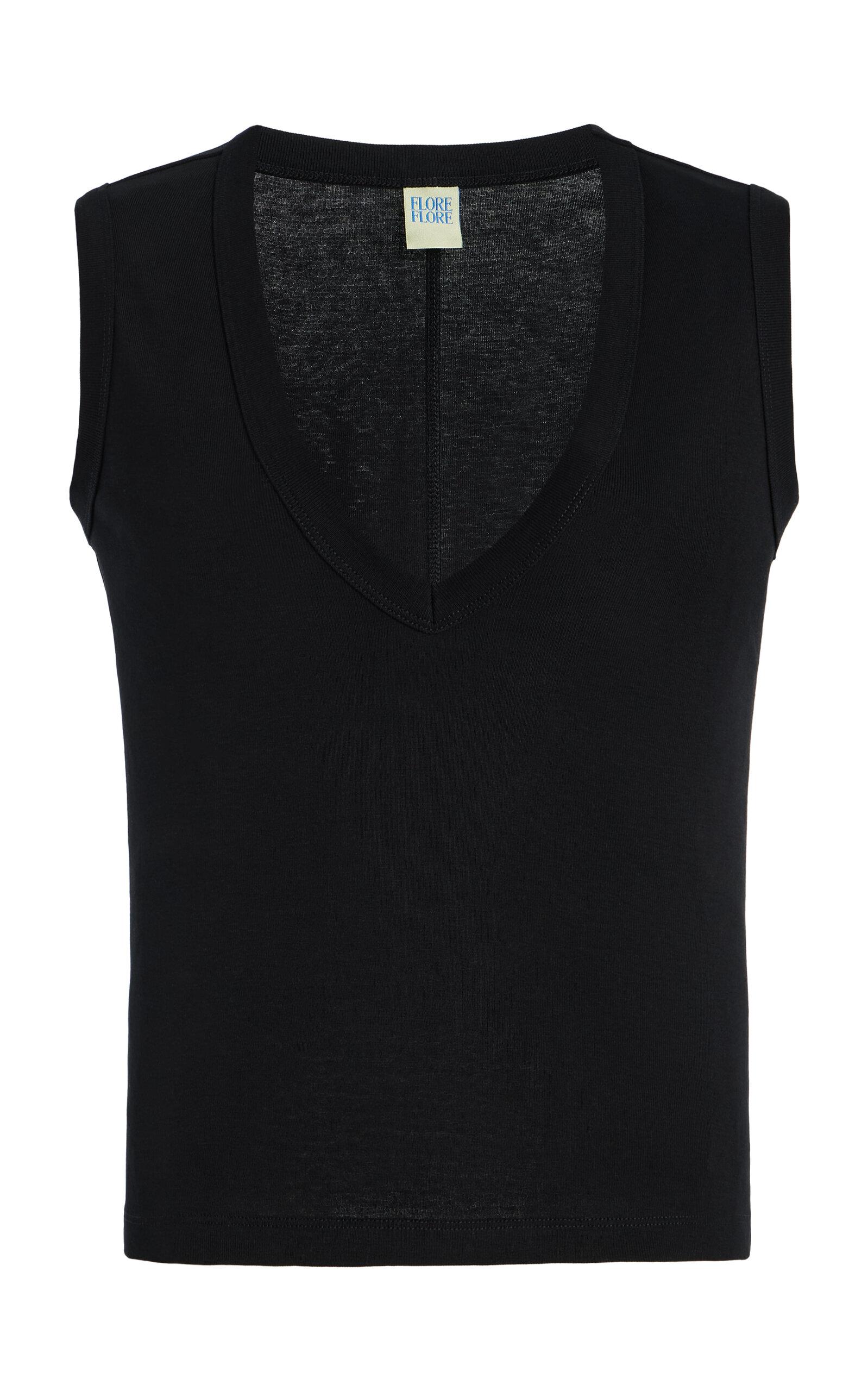 Flore Flore Dewi Cotton Tank Top - Moda Operandi by FLORE FLORE