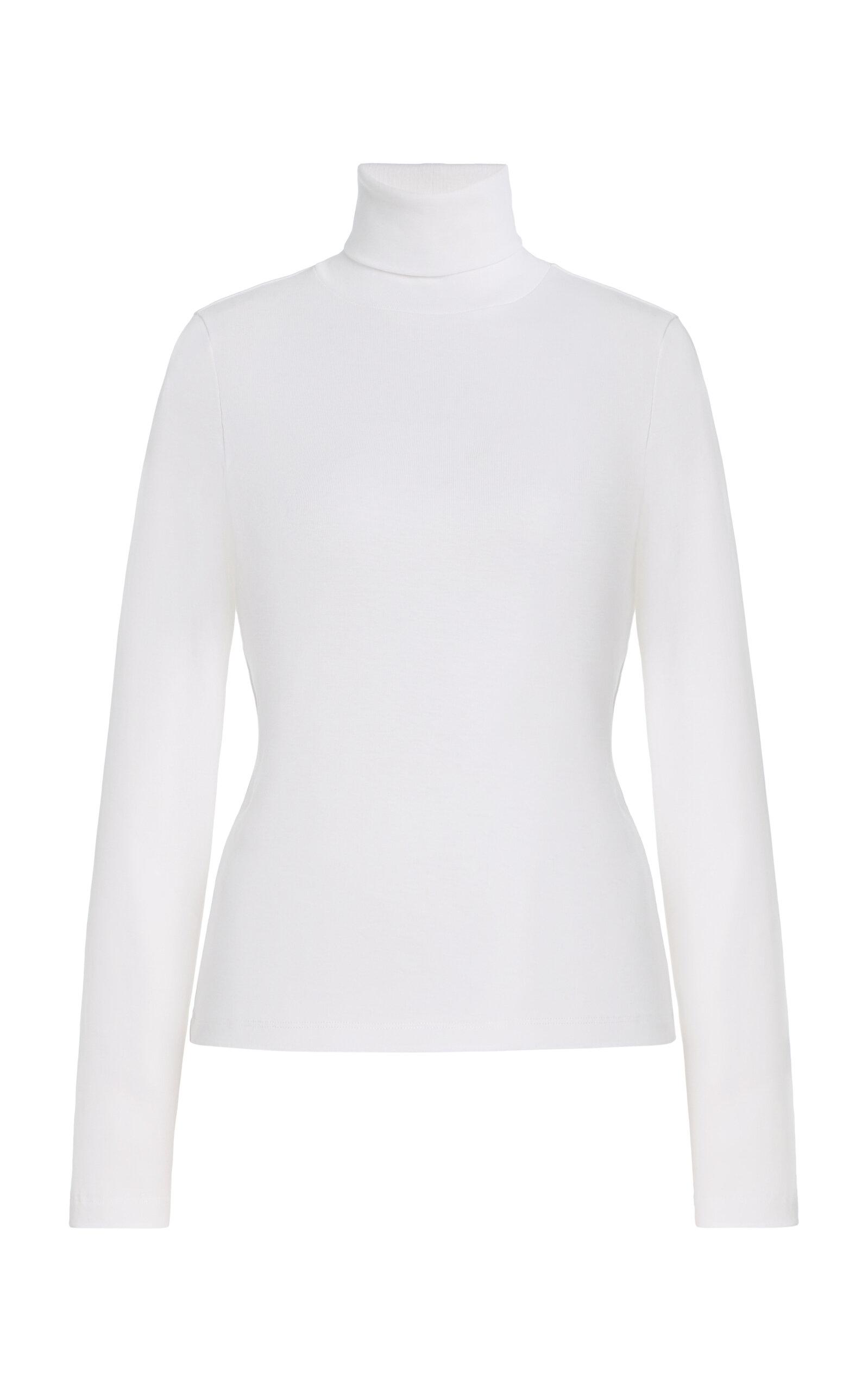 Flore Flore Dinah Cotton Turtleneck Top - Moda Operandi by FLORE FLORE