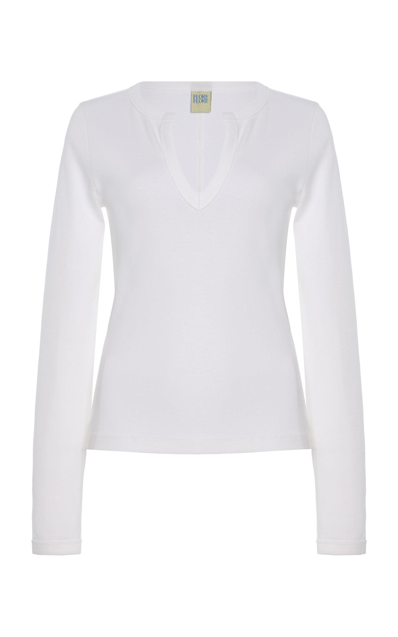 Flore Flore Iman Cotton T-Shirt - Moda Operandi by FLORE FLORE