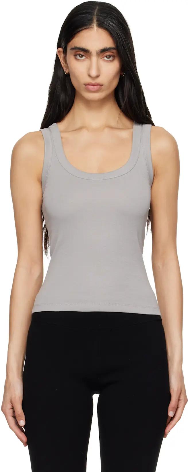 Gray Hillie Tank Top by FLORE FLORE