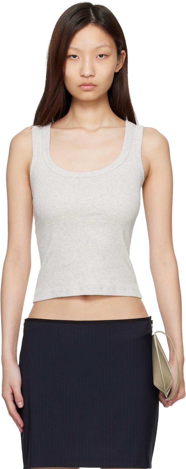 Gray Hillie Tank Top by FLORE FLORE
