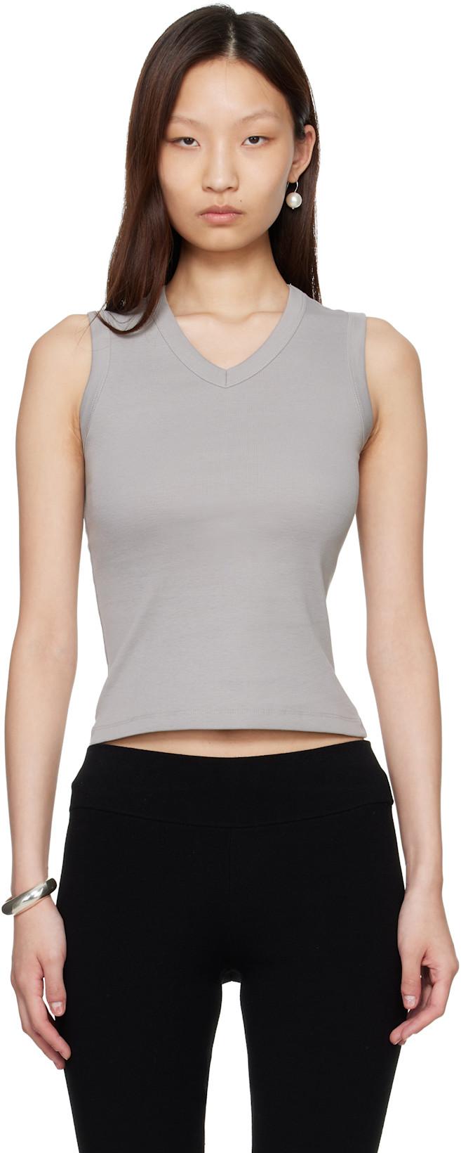 Gray Jill Tank Top by FLORE FLORE