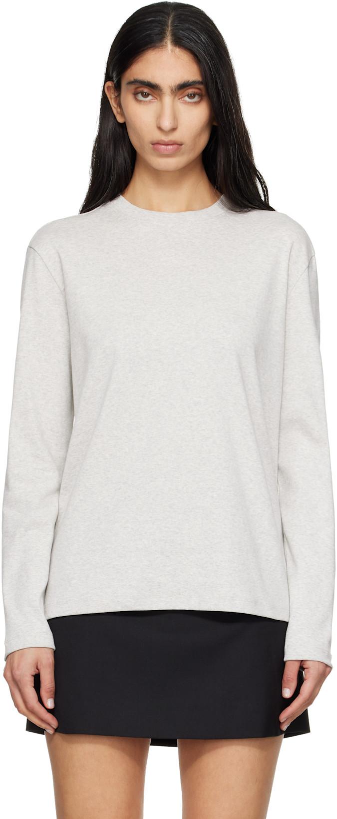 Gray Maggie Longsleeve T-shirt by FLORE FLORE