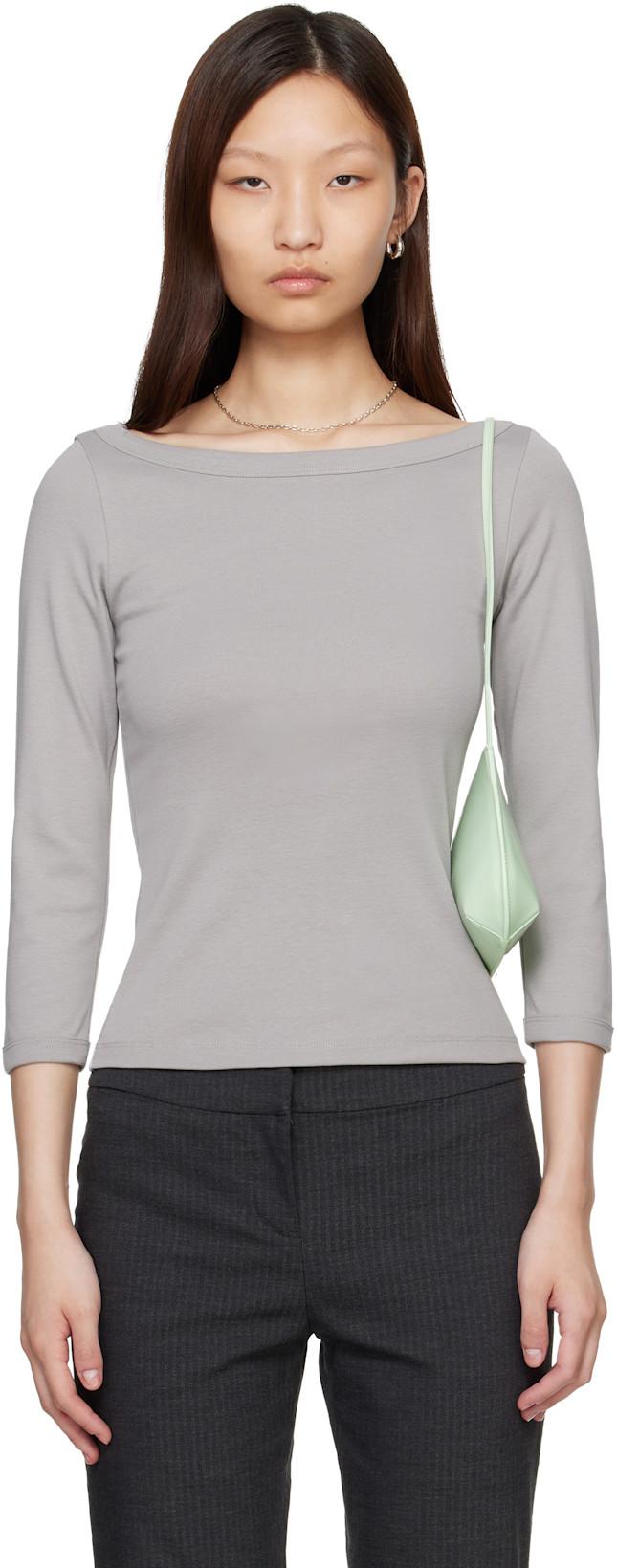 Gray Steffi T-shirt by FLORE FLORE