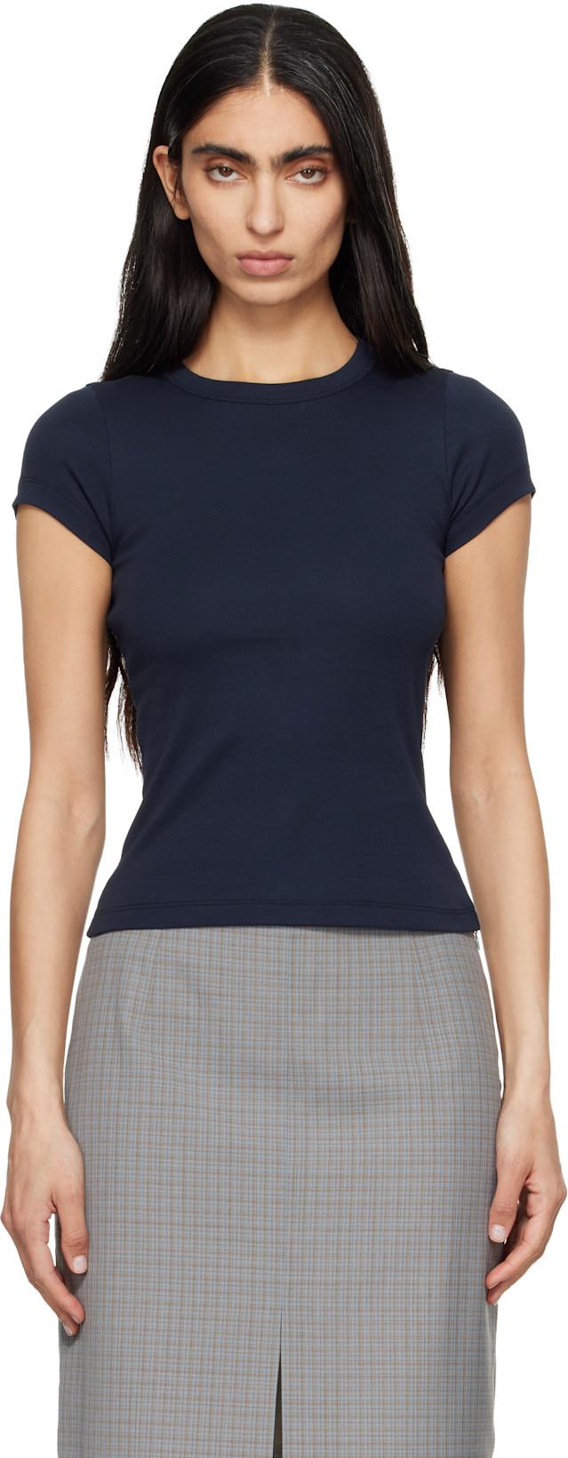Navy Car Baby T-shirt by FLORE FLORE